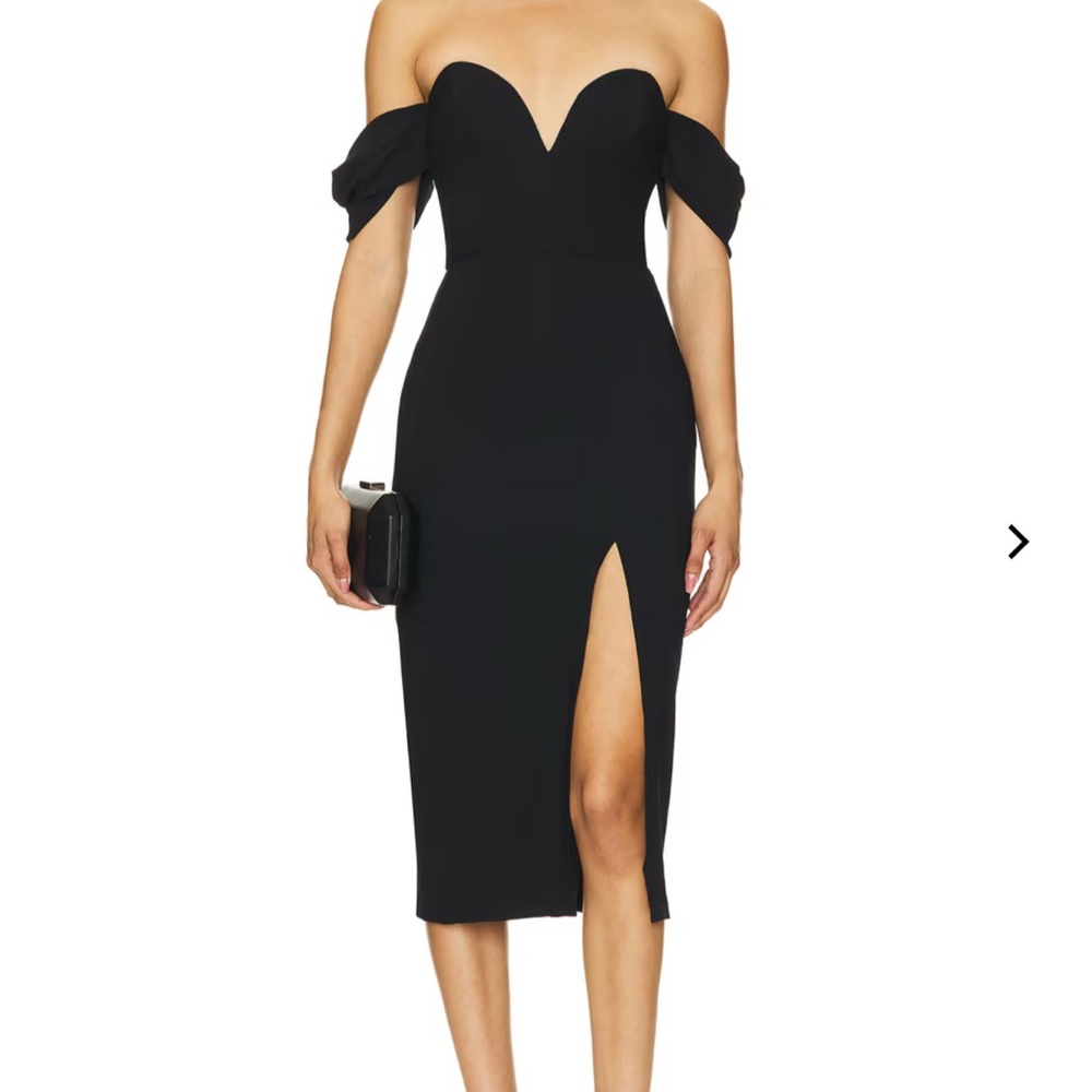 Elegant Black Off-Shoulder Dress
